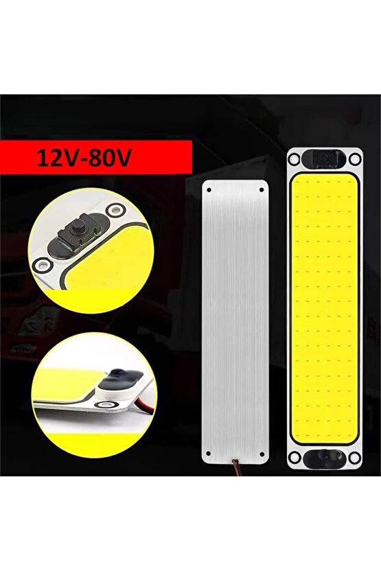 Araç İçi LED Ambiyans Aydınlatma Şeridi 12V 80V RGB Dekoratif Neon Işık Oto İç Aydınlatma Seti