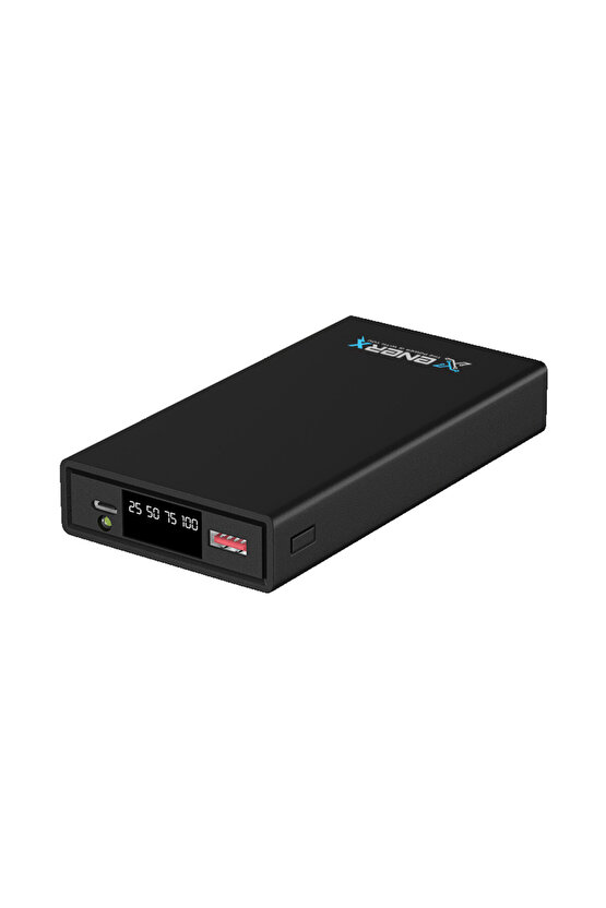 Enr-p2025dc 20.000 Mah 2.1 Amper Led Göstergeli Powerbank Siyah