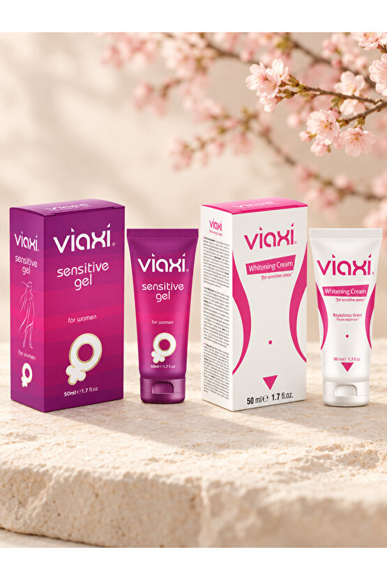 Sensitive Gel 50 ml + Whitening Cream 50 ml – İkili Özel Bölge Bakım Seti
