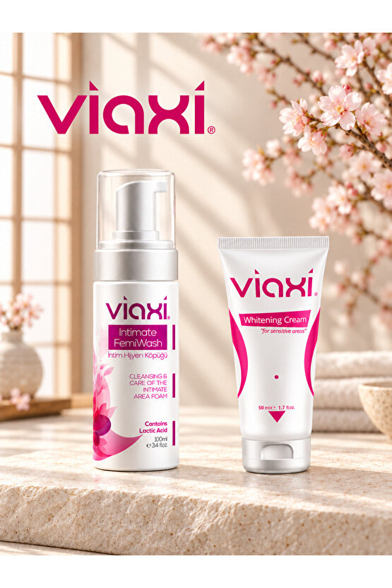 FemiWash İntim Hijyen Köpüğü 100 ml + Whitening Cream 50 ml – İkili Özel Bölge Bakım Seti