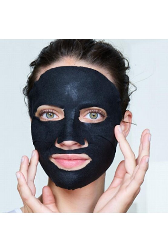 Skin Naturals Kömürlü Kağıt Yüz Maskesi Siyah Çay-3lü Set
