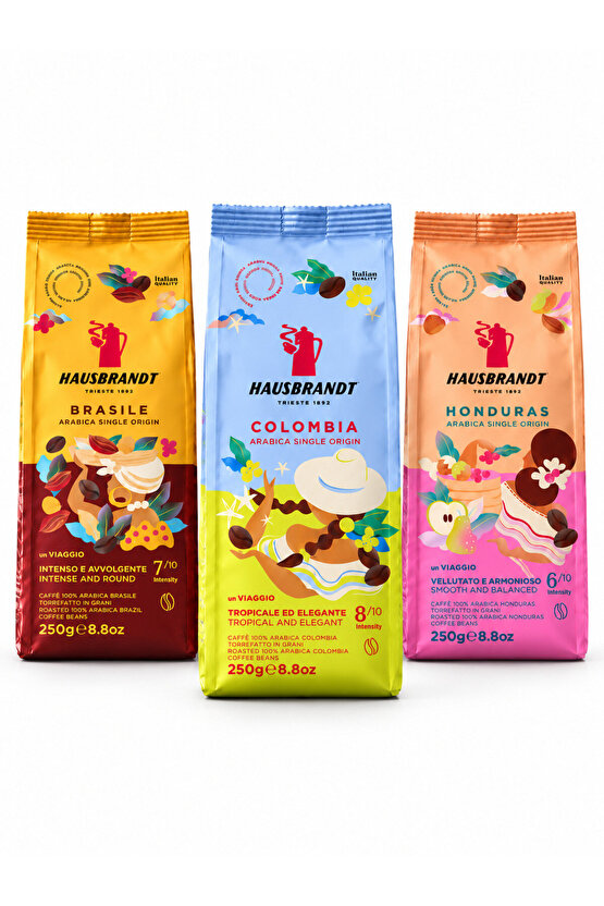 Single Origin Üçlü Çekirdek Kahve Seti 3 x 250 G