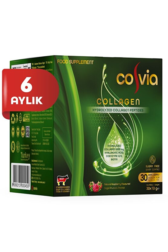 Collagen Hidrolize Peptid 6 Pk. 180 Saşe 6 Aylık