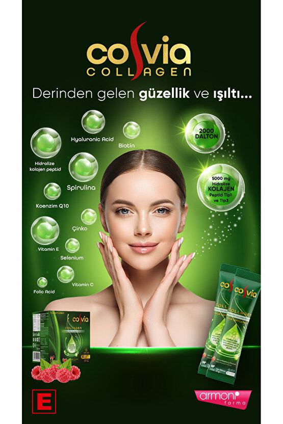 Collagen Hidrolize Peptid 6 Pk. 180 Saşe 6 Aylık