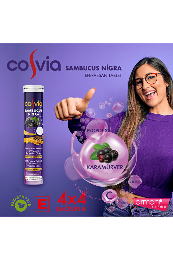 Sambucus Nigra 20 Efervesan Tablet X 3 Adet