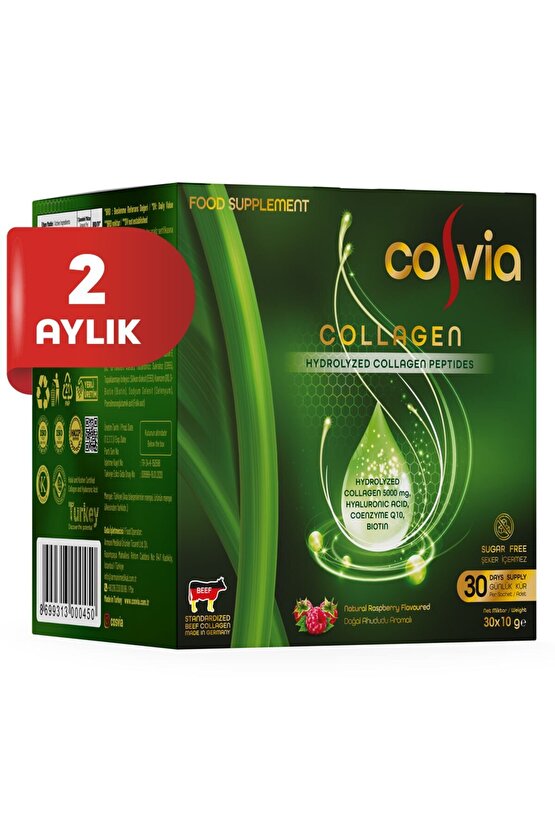Collagen Hidrolize Peptid 2 Pk. 60 Saşe 2 Aylık