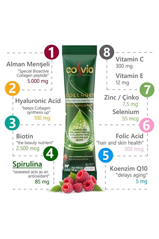 Collagen Hidrolize Peptid 1 Pk. 30 Saşe (1 Aylık)