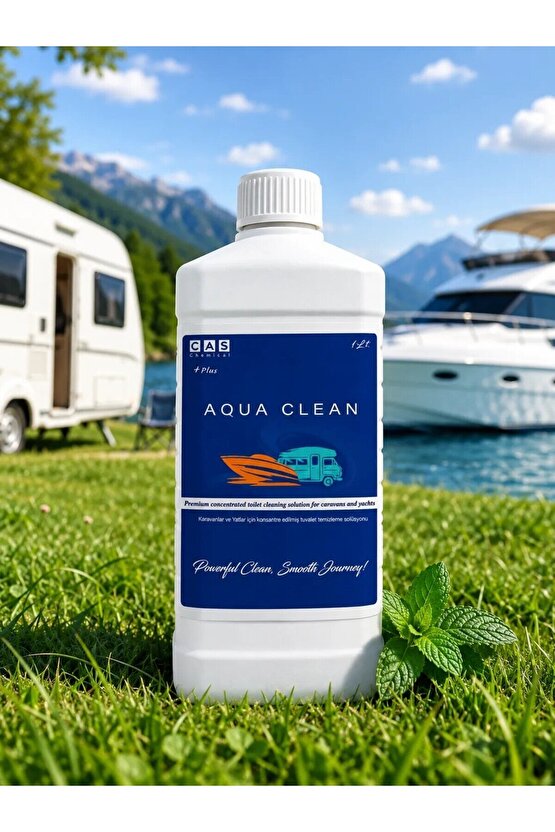 Aqua Blue Karavan Tekne Tuvalet Kimyasalı - Atık Parçalayıcı (Mentol) - Kasetli Tuvalet Uyumlu