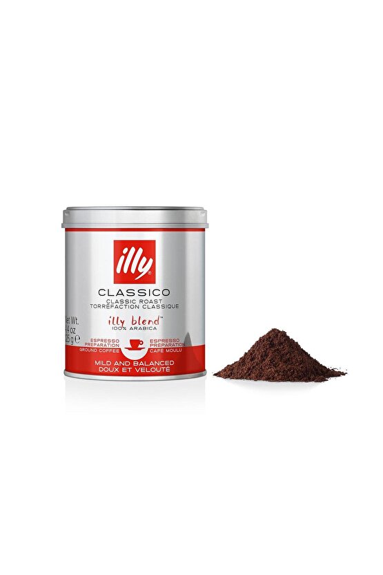 Classico Roast Öğütülmüş Kahve Teneke (8871) 125 gr