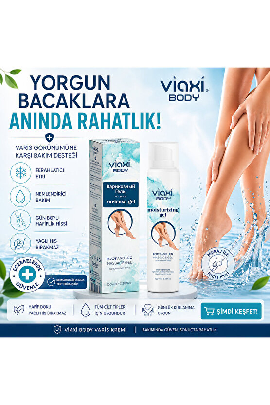 Bacaklar Için Rahatlatıcı Jeli 100 Ml. 
