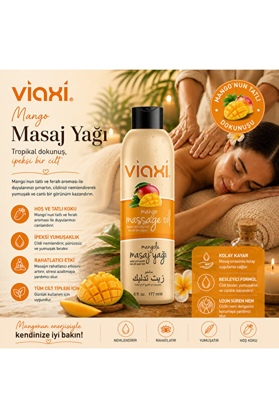 Mangolu Masaj Yağı 177 ml.