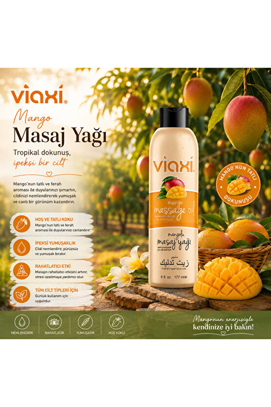 Mangolu Masaj Yağı 177 ml.