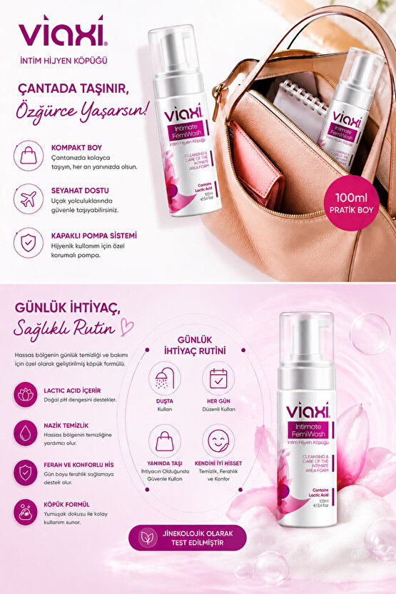 Intimate FemiWash 100 ml Özel Kokulu Genital Hjyen Köpüğü