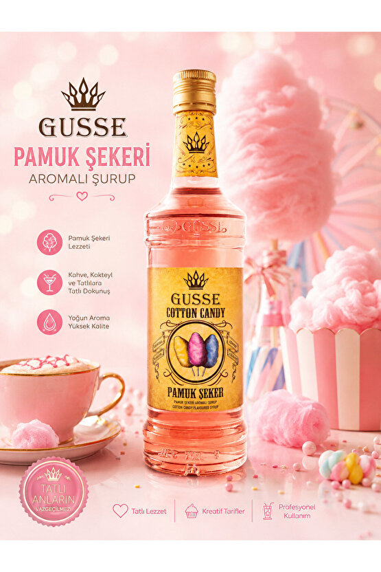 Pamuk Şeker Aromalı Kokteyl Şurup 70 Cl
