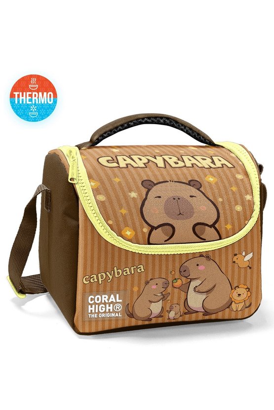 Kids Kapibara Desenli 3’lü Okul Çanta Seti SET0123783