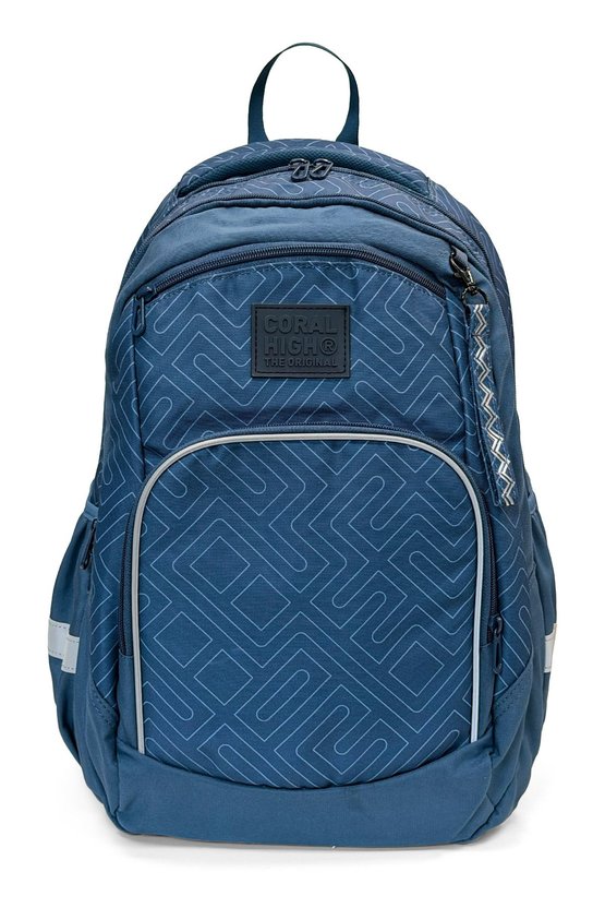 Geometrik Desenli Okul Sırt Çantası 24450