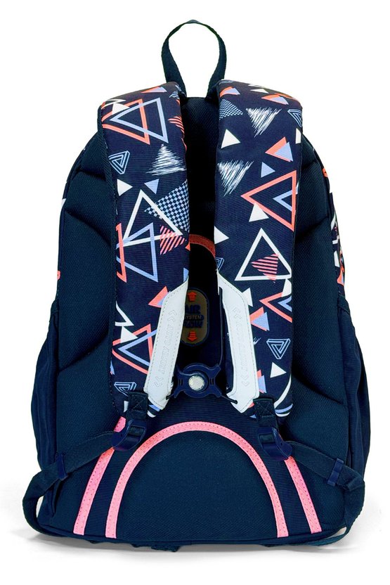 Geometrik Desenli Okul Sırt Çantası 24455