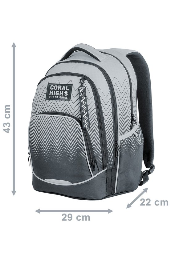 Geometrik Desenli Okul Sırt Çantası 24455