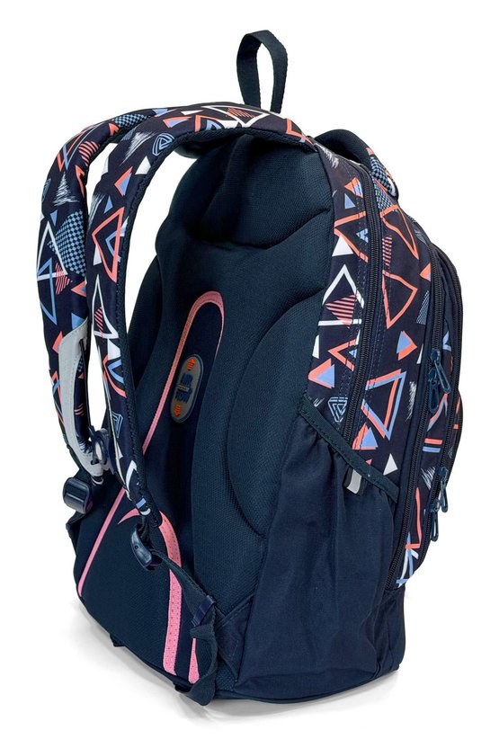 Geometrik Desenli Okul Sırt Çantası 24455
