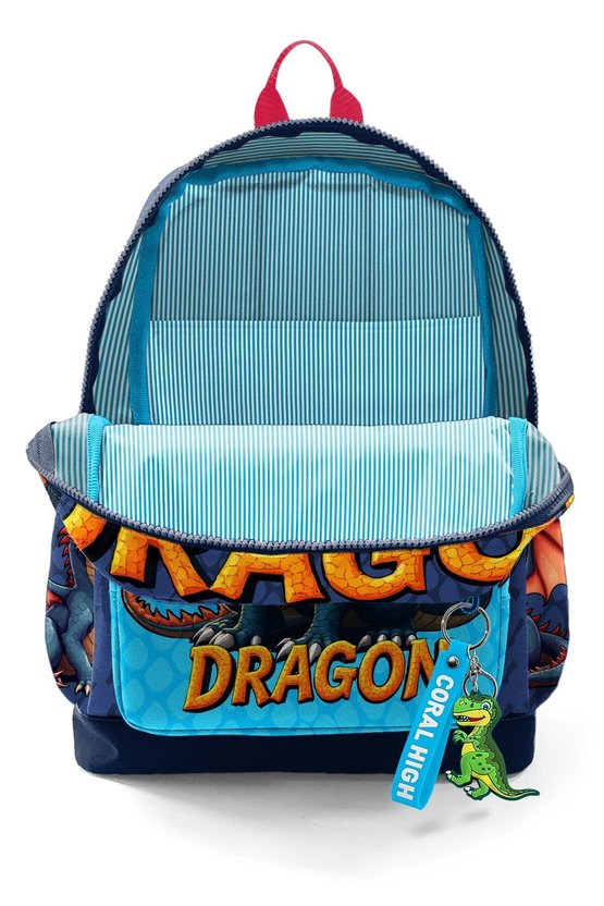 Kids Dragon Desenli Okul Sırt Çantası 33213