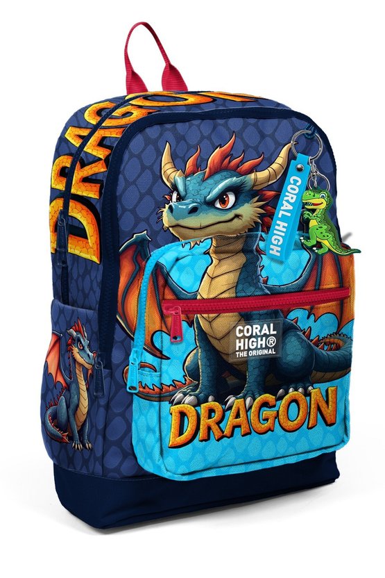 Kids Dragon Desenli Okul Sırt Çantası 33213