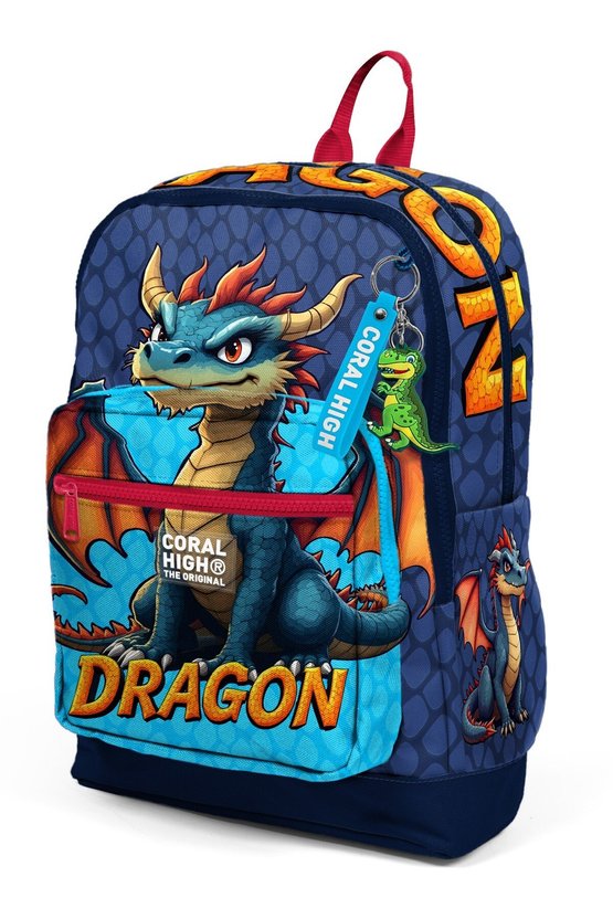Kids Dragon Desenli Okul Sırt Çantası 33213
