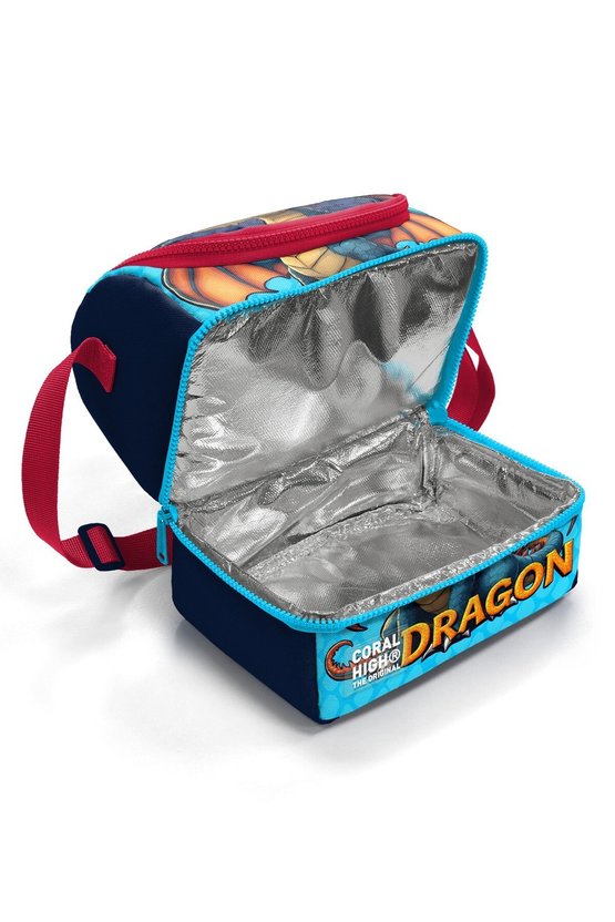Kids Dragon Desenli Thermo İki Katlı Beslenme Çantası 37206