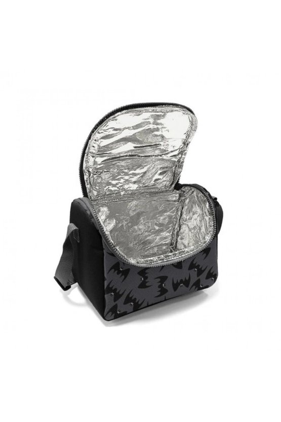 Kids Gri Siyah Yarasa Desenli Thermo Beslenme Çantası 37144
