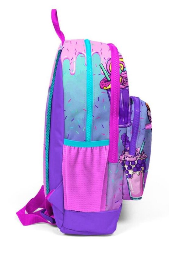 Kids Pembe Mor Milkshake Dondurma Desenli Okul Sırt Çantası 23749