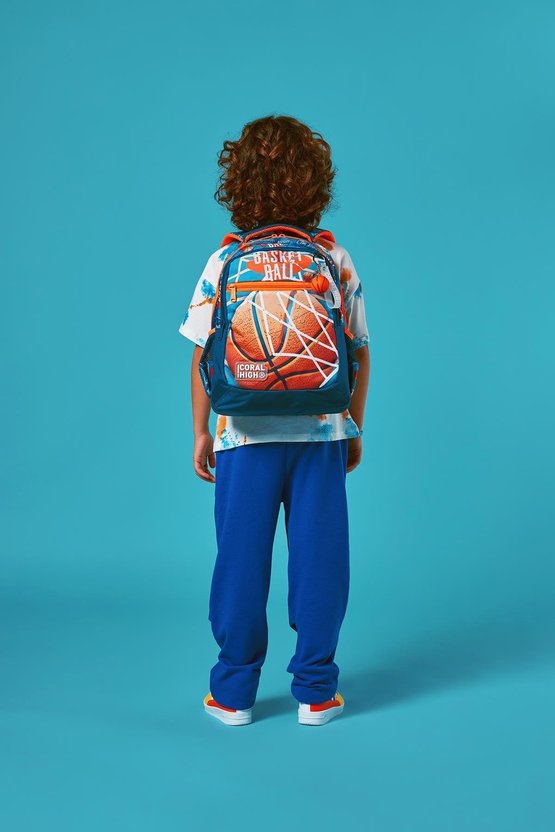 Kids Okul Çantası Nefti Turuncu Basketbol 23651