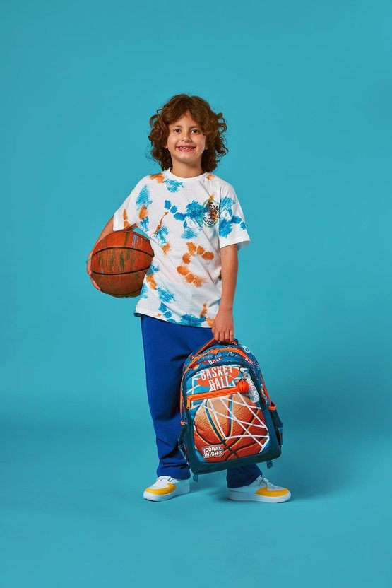 Kids Okul Çantası Nefti Turuncu Basketbol 23651