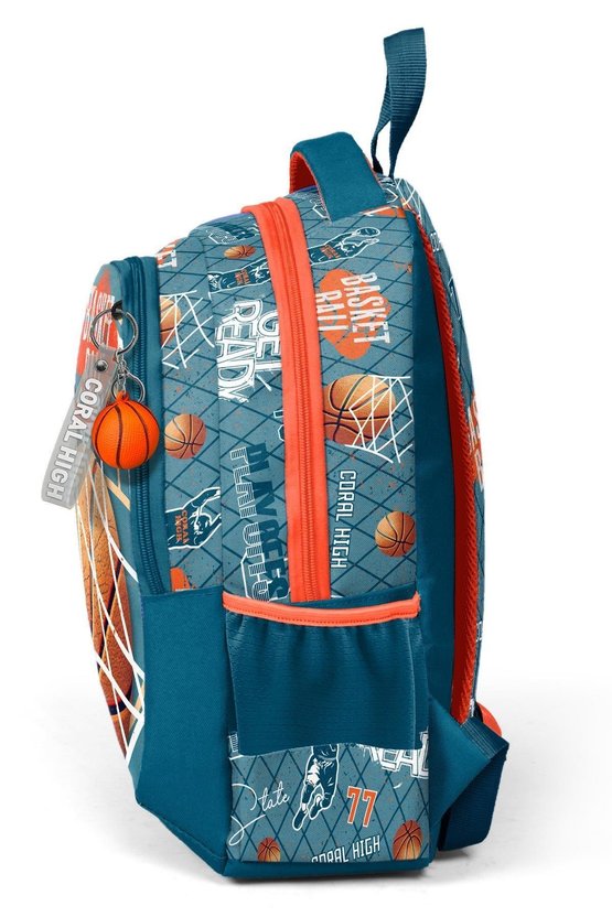 Kids Okul Çantası Nefti Turuncu Basketbol 23651