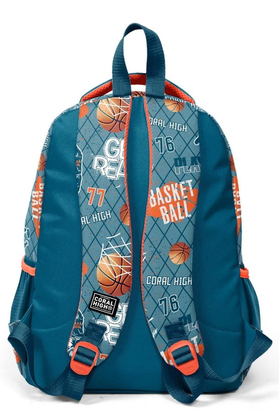 Kids Okul Çantası Nefti Turuncu Basketbol 23651