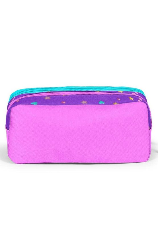 GOSHOPYA Mor Pembe Unicorn Dondurma Desenli 3’lü Okul Çanta Seti GOSET0114421