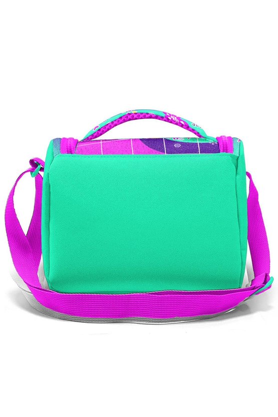 Kids Pembe Su Yeşili Flamingo Desenli 3’lü Okul Çanta Seti SET0123647