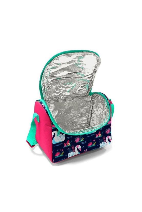 Kids Neon Mercan Lacivert Kuğu Desenli 3lü Okul Çanta Seti GOSET0123402