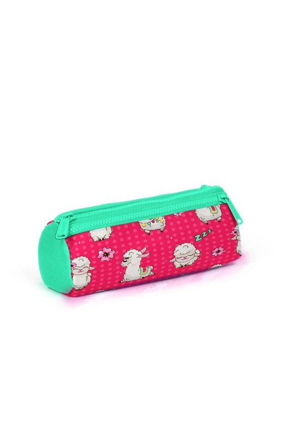 Kids Neon Mercan Su Yeşili Alpaka Desenli USBli 2li Okul Çanta Seti GOSET0223268