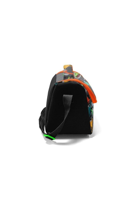 Kids Siyah Gri Dinozor Desenli Thermo Beslenme Çantası 11744