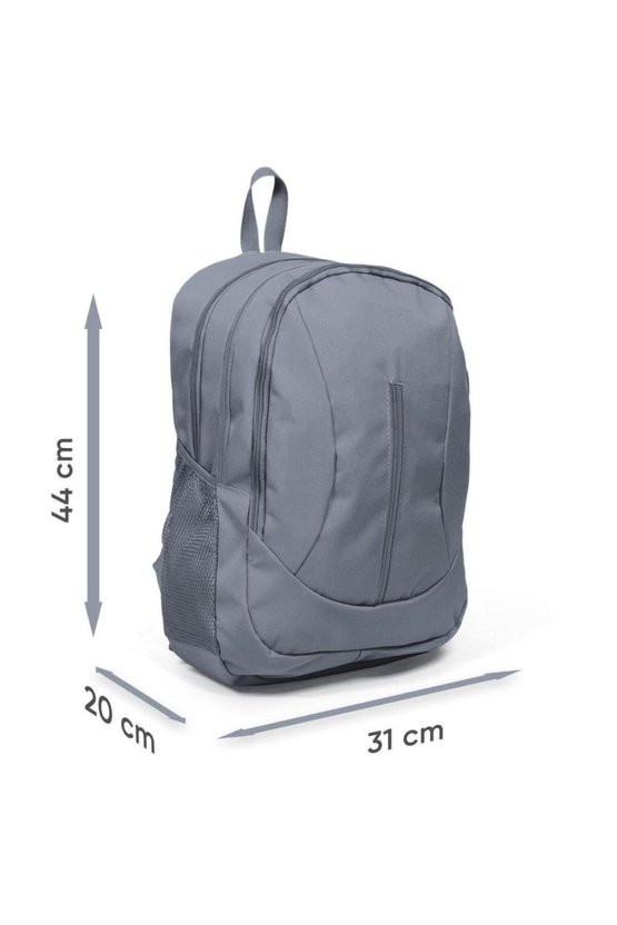 Sport Neon Mercan Kızıl USBli Dört Bölmeli Sırt Çantası 23450