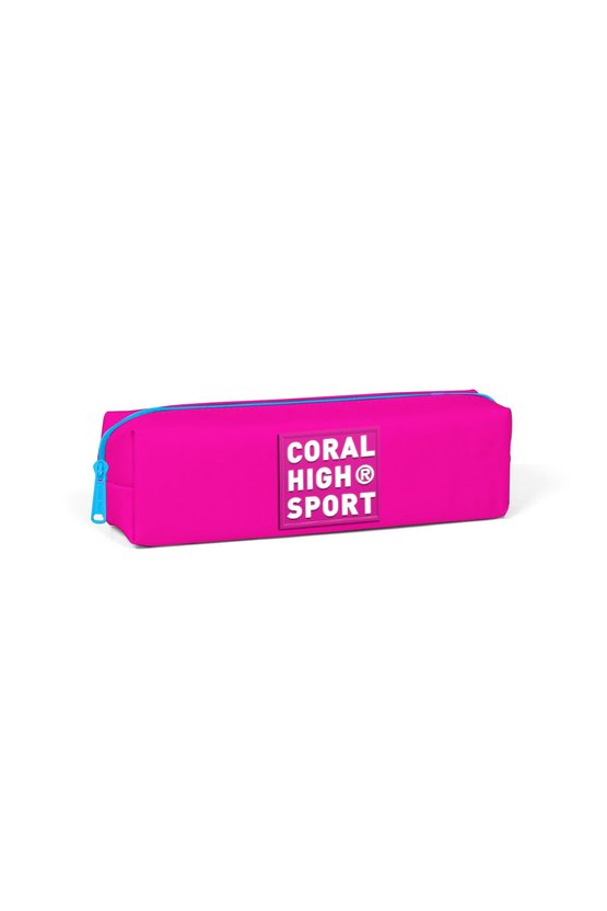 Sport Tek Bölmeli Pembe Kalem Çantası