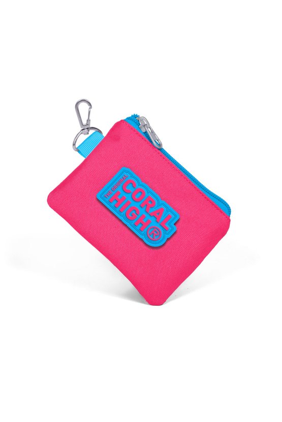 Kids Neon Mercan Lacivert Bozuk Para Çantası 21707