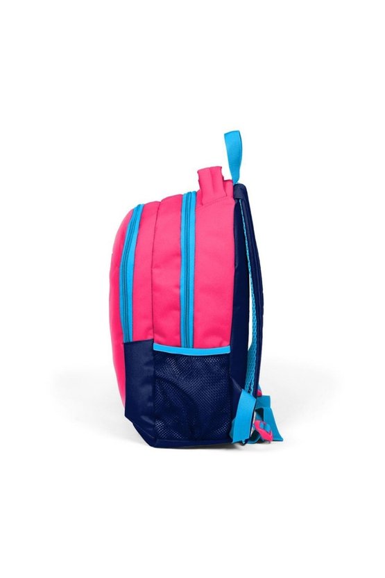 Kids Neon Mercan-lacivert Üç Bölmeli Okul Sırt Çantası 14392