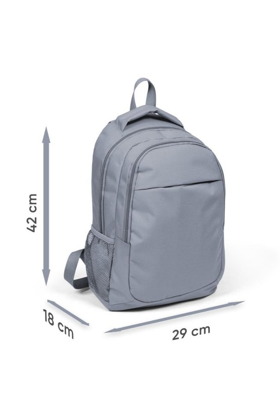 Kids Neon Mercan-lacivert Üç Bölmeli Okul Sırt Çantası 14392