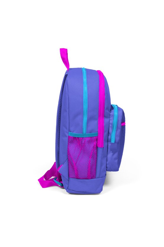 Kids Lavanta Dört Bölmeli USB Şarjlı Kulaklık Çıkışlı Okul Sırt Çantası 23803