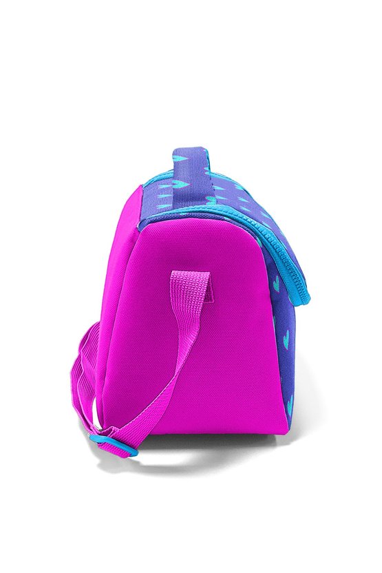 Kids Lavanta Pembe Kalp Desenli Thermo Beslenme Çantası 11706