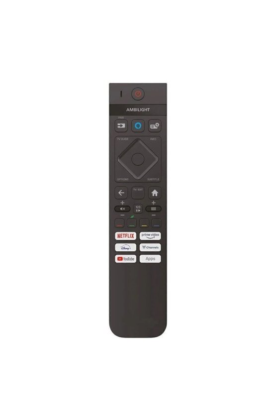75PUS890912 Uyumlu 4K Ambilight LED TV Kumanda Netflix Rakuten Tv Kumandası SES KOMUTSUZ 1. SINIF ABS PLASTİK KALİTESİ L