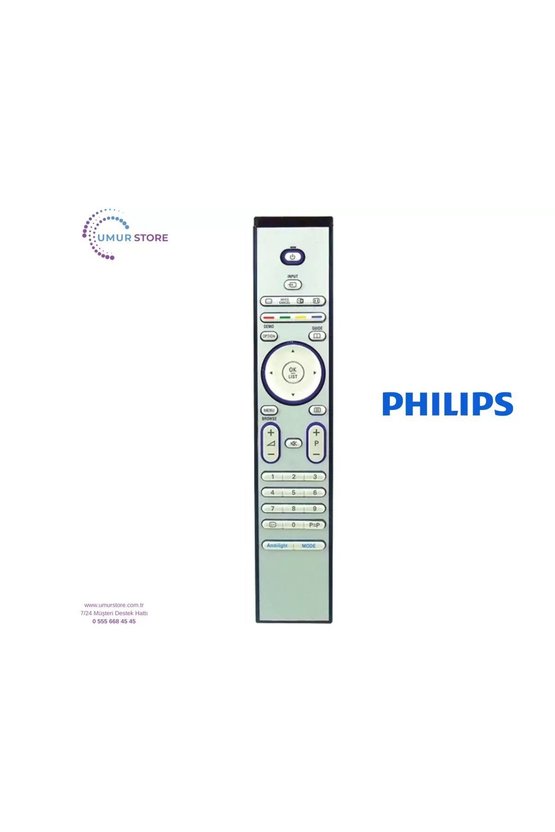 Philips İle Uyumlu 42PF9731D10 Flat Televizyon Kumandası