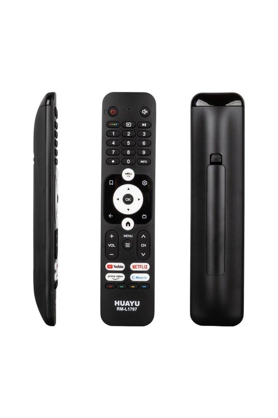 RM-L1797 Haier YouTube-Netflix-Prime Video Tuşlu LCD-LED TV Kumanda