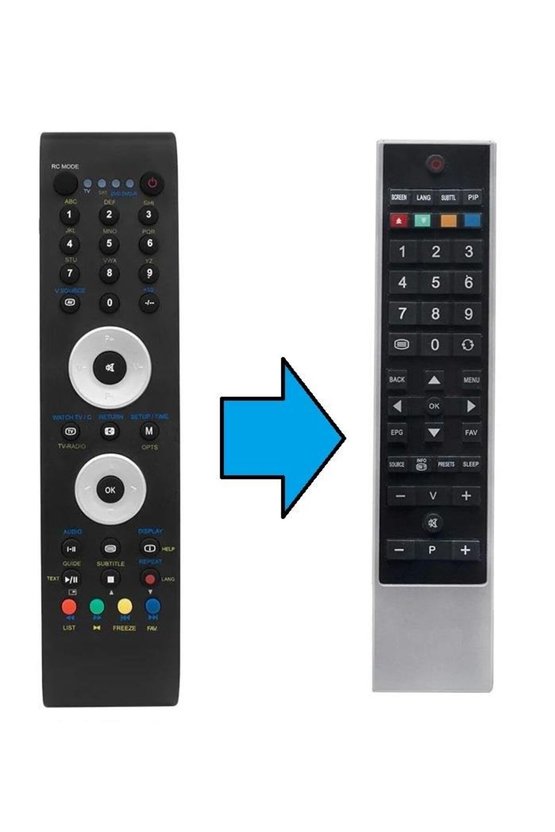 RC-1110 Lcd Tv Kumandası-Resimde Sağdaki Gönderilir