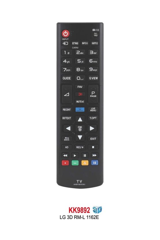 3D RM-L 1162E LCD KUMANDA